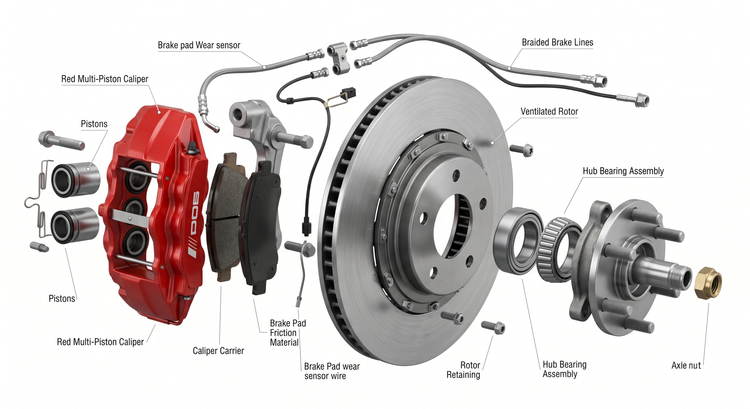 Brake Disc and Bearing